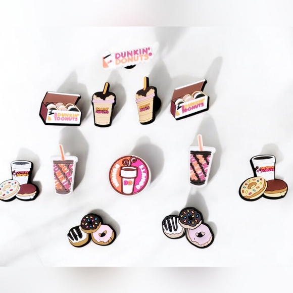 Dunkin Donuts Croc Charms - Picture 1 of 2